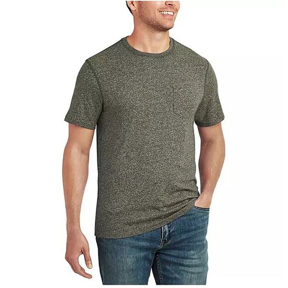 Member's Mark Men's 2Pack Everyday Soft Wash Tee Red/Gray Size S NEW - Picture 2 of 8